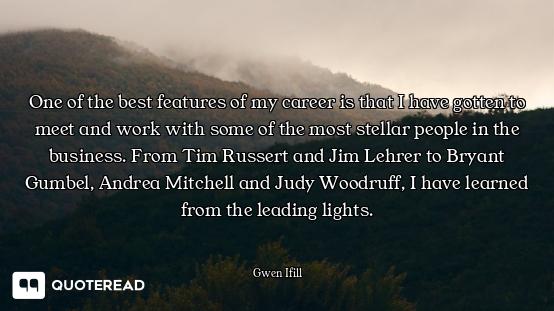 One of the best features of my career is that I have gotten to meet and work with some of the most s...