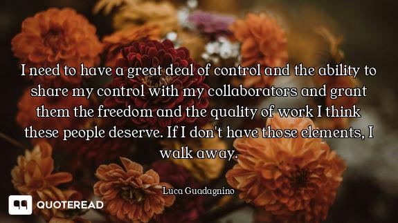 I need to have a great deal of control and the ability to share my control with my collaborators and...