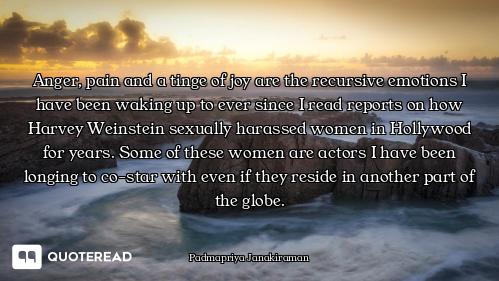 Anger, pain and a tinge of joy are the recursive emotions I have been waking up to ever since I read...