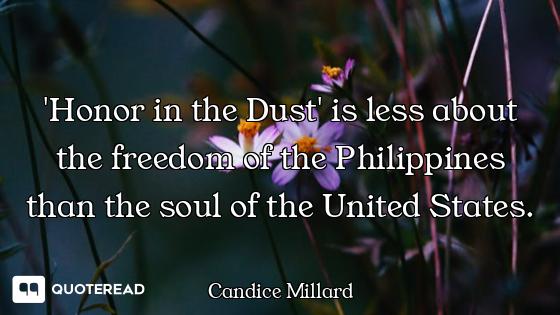 'Honor in the Dust' is less about the freedom of the Philippines than the soul of the United States.