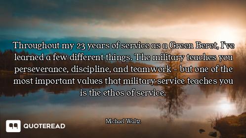 Throughout my 23 years of service as a Green Beret, I've learned a few different things. The militar...
