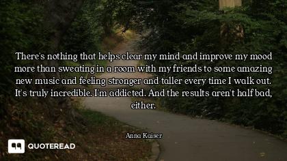 There's nothing that helps clear my mind and improve my mood more than sweating in a room with my fr...