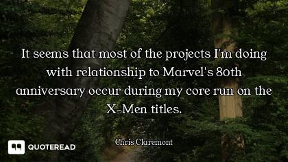 It seems that most of the projects I'm doing with relationship to Marvel's 80th anniversary occur du...