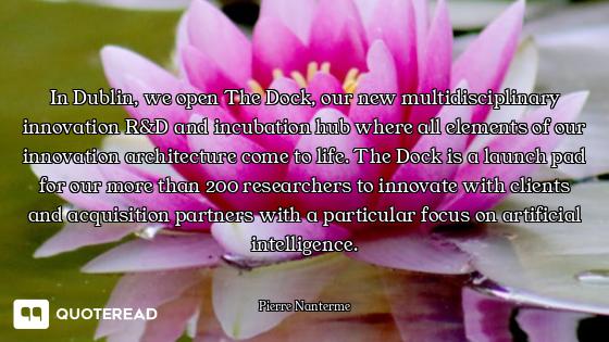 In Dublin, we open The Dock, our new multidisciplinary innovation R&D and incubation hub where all e...