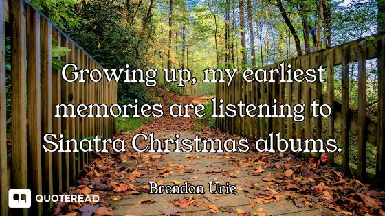 Growing up, my earliest memories are listening to Sinatra Christmas albums.