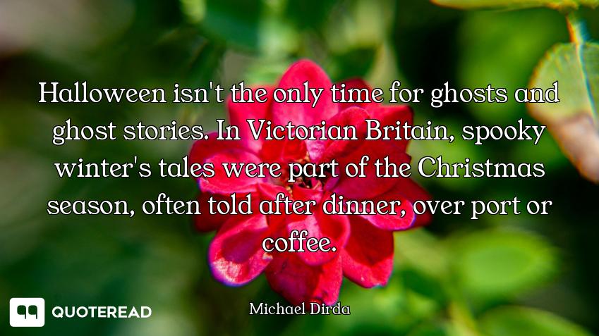 Halloween isn't the only time for ghosts and ghost stories. In Victorian Britain, spooky winter's ta...