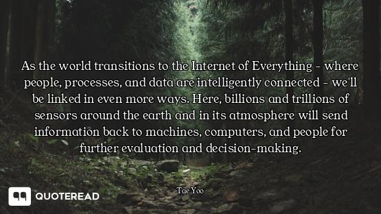 As the world transitions to the Internet of Everything - where people, processes, and data are intel...